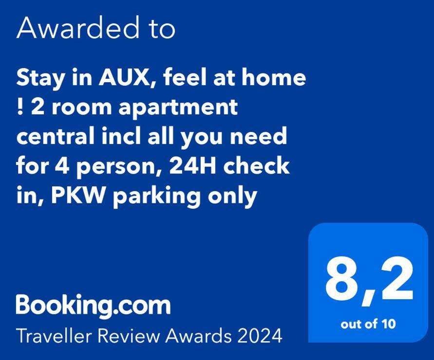 Stay In Aux, Feel At Home ! 2 Room Apartment Central Incl All You Need For 4 Person, 24H Check In, Pkw Parking Only Augsburg Bagian luar foto